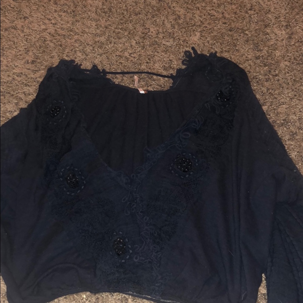 Free people long sleeve shirt